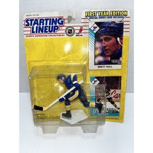 Vintage Brett Hull 1993 Starting Lineup Figure St. Louis Blues  Hockey Figure